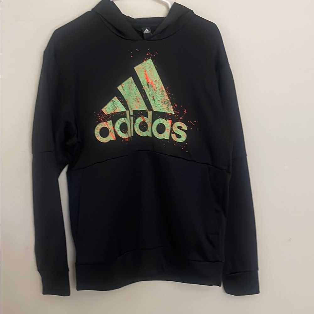 Adidas Black Hoodie with Logo